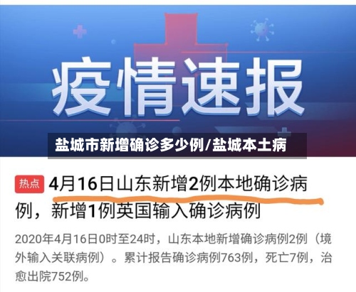 盐城市新增确诊多少例/盐城本土病