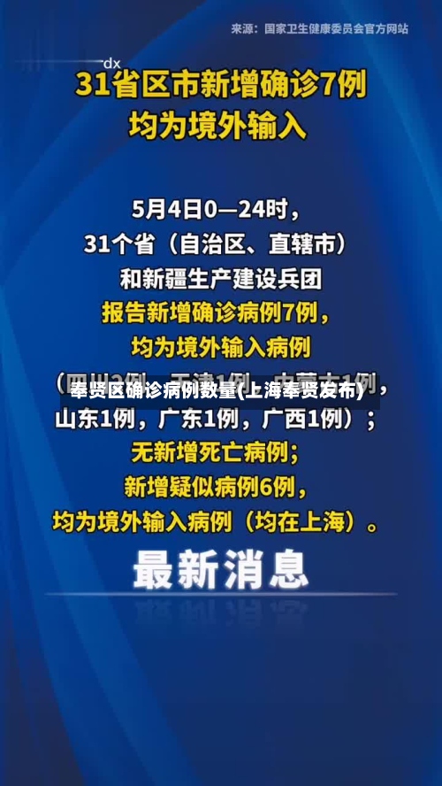 奉贤区确诊病例数量(上海奉贤发布)