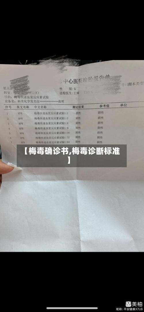 【梅毒确诊书,梅毒诊断标准】-第3张图片