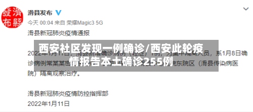 西安社区发现一例确诊/西安此轮疫情报告本土确诊255例-第3张图片