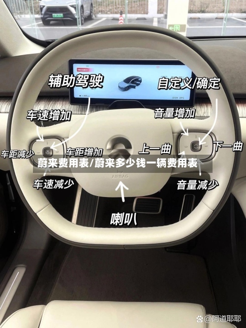蔚来费用表/蔚来多少钱一辆费用表-第3张图片