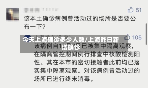 今天上海确诊多少人数/上海昨日新增确诊