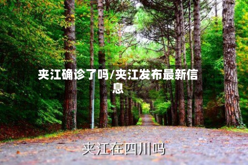 夹江确诊了吗/夹江发布最新信息-第3张图片