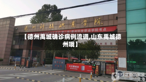 【德州禹城确诊病例流调,山东禹城德州哦】-第3张图片