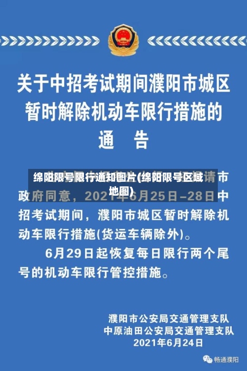 绵阳限号限行通知图片(绵阳限号区域地图)-第2张图片