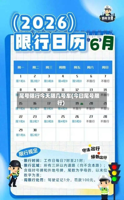 尾号限行今天限几号车(今曰尾号限行)