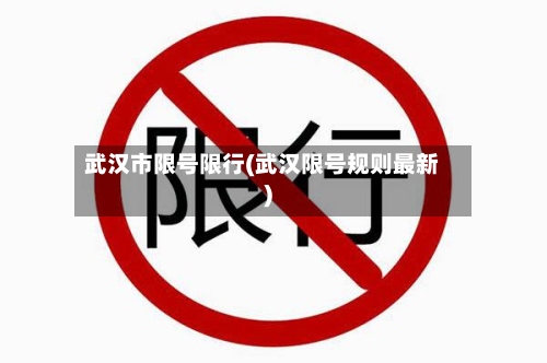 武汉市限号限行(武汉限号规则最新)-第3张图片