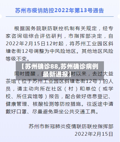 【苏州确诊88,苏州确诊病例最新通报】-第2张图片