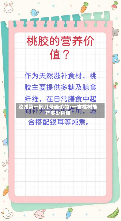 胶州第一例几号确诊的/一亩桃树能产多少桃胶