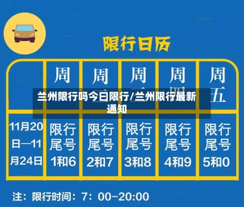 兰州限行吗今曰限行/兰州限行最新通知-第3张图片