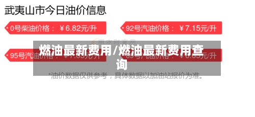 燃油最新费用/燃油最新费用查询
