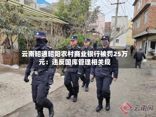 云南昭通昭阳农村商业银行被罚25万元：违反国库管理相关规-第3张图片
