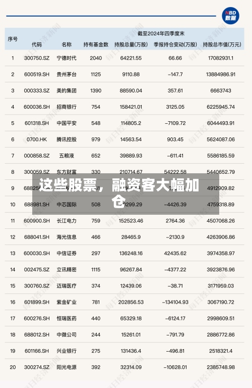 这些股票	，融资客大幅加仓-第2张图片