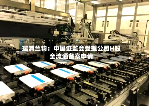 瑞浦兰钧:中国证监会受理公司H股全流通备案申请-第1张图片