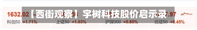 【西街观察】宇树科技股价启示录-第1张图片