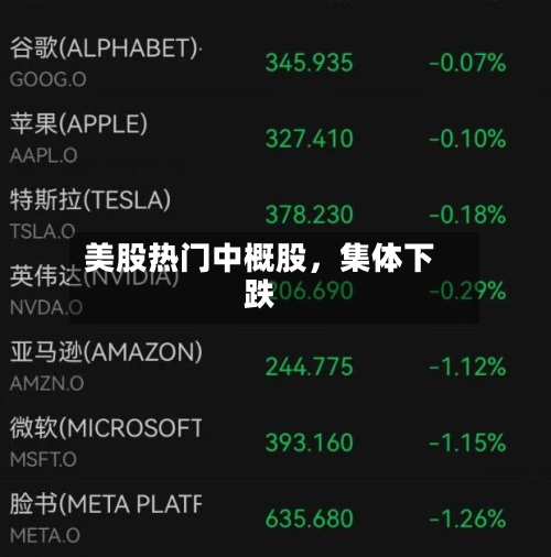 美股热门中概股，集体下跌-第2张图片