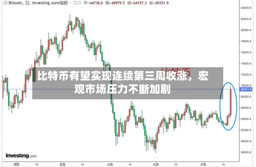 比特币有望实现连续第三周收涨	，宏观市场压力不断加剧-第1张图片
