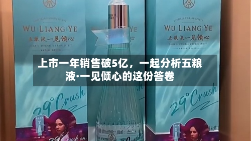 上市一年销售破5亿，一起分析五粮液·一见倾心的这份答卷-第2张图片