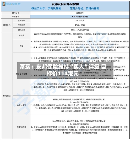 富瑞：友邦保险维持“买入”评级 目标价114港元-第3张图片