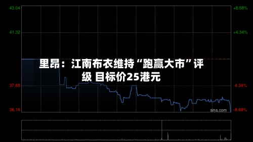 里昂：江南布衣维持“跑赢大市”评级 目标价25港元-第3张图片