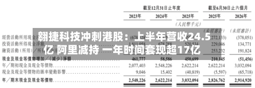 翱捷科技冲刺港股:上半年营收24.5亿 阿里减持 一年时间套现超17亿-第3张图片