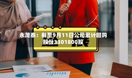 永茂泰：截至9月11日公司累计回购股份3301800股-第2张图片