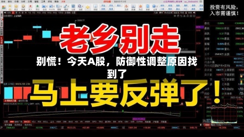 别慌！今天A股，防御性调整原因找到了-第2张图片