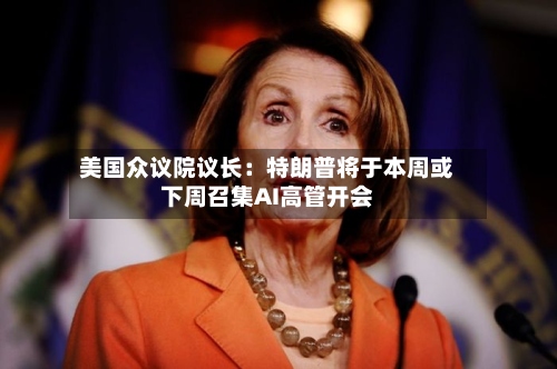美国众议院议长：特朗普将于本周或下周召集AI高管开会