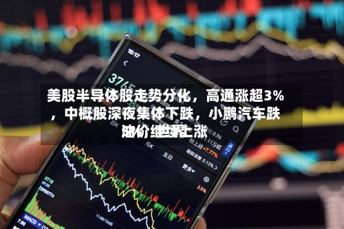 美股半导体股走势分化，高通涨超3%	，中概股深夜集体下跌，小鹏汽车跌5%，世界油价继续上涨-第2张图片