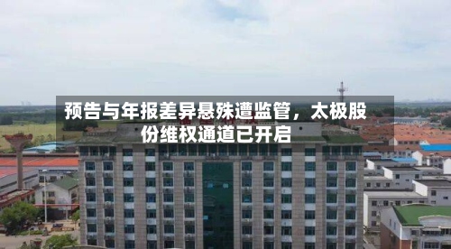 预告与年报差异悬殊遭监管，太极股份维权通道已开启-第2张图片