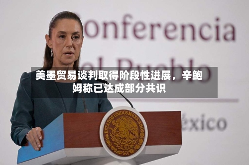 美墨贸易谈判取得阶段性进展，辛鲍姆称已达成部分共识