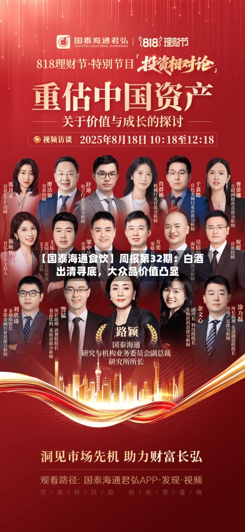 【国泰海通食饮】周报第32期：白酒出清寻底，大众品价值凸显-第3张图片