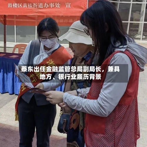 蔡东出任金融监管总局副局长，兼具地方、银行业履历背景-第2张图片