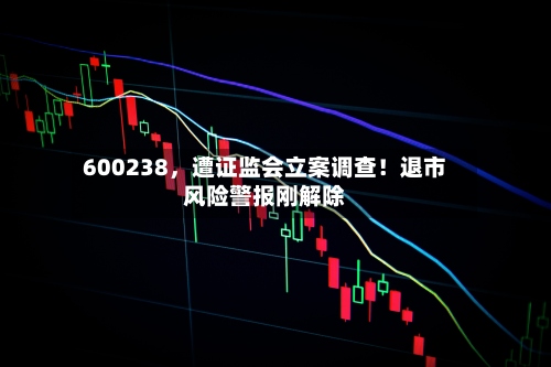 600238，遭证监会立案调查！退市风险警报刚解除