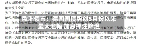 欧洲债市：德国国债势创5月份以来最大涨幅 加息押注降温