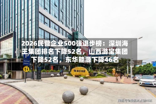 2026民营企业500强退步榜：深圳海王集团排名下降52名	，山西潞宝集团下降52名，东华能源下降46名-第3张图片