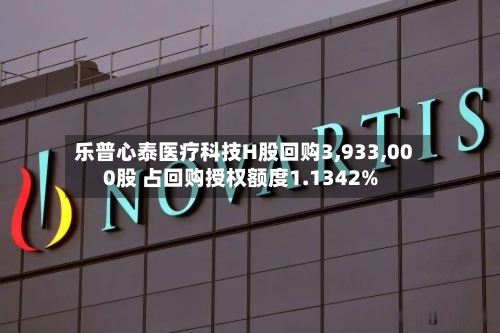 乐普心泰医疗科技H股回购3,933,000股 占回购授权额度1.1342%