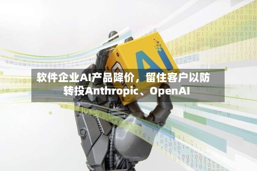 软件企业AI产品降价，留住客户以防转投Anthropic、OpenAI-第1张图片