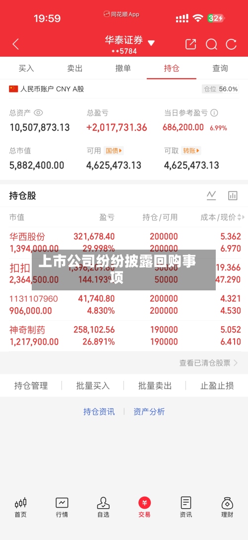 上市公司纷纷披露回购事项